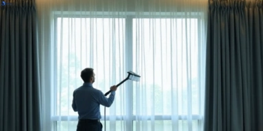 Commercial drapes cleaning service wacol hotels offices