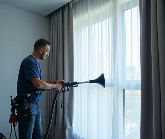 Professional drapes cleaning process tools Matty Curtain Cleaning wacol
